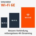 Amazon Fire TV Stick 4K Max (2nd Gen) mit Wi-Fi 6E und Alexa Sprachfernbedienung Enhanced Edition - Schwarz_WLAN