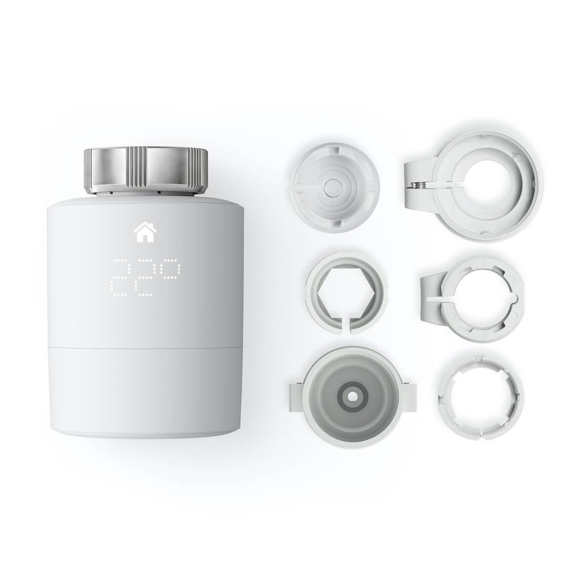 tado° Smartes Heizkörper-Thermostat Starter Kit V3+ mit 6 Thermostaten & Bridge zur Einzelraumsteuerung