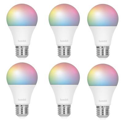 Hombli Smart Bulb E27 Color-Lampe 3er-Set + gratis Smart Bulb E27 Color 3er-Set