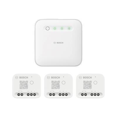 Bosch Smart Home - Starter Set Relais mit 3 Unterputz-Aktoren