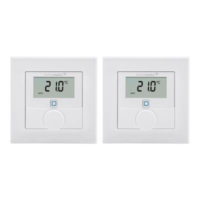 Homematic IP Wandthermostat mit Luftfeuchtigkeitssensor 2er-Set