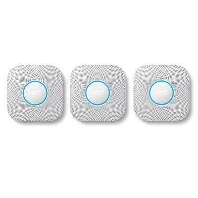 Google Nest Protect 3er-Set Rauch- und Kohlenmonoxidmelder, 2. Generation