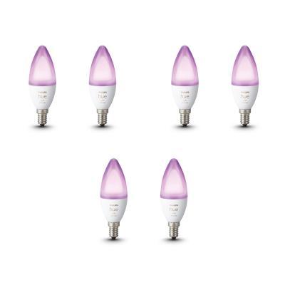 Philips Hue White & Color Ambiance E14 6er-Set