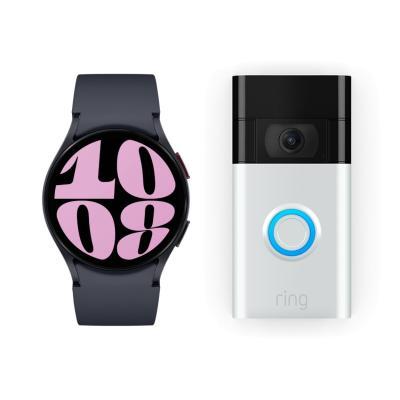 Samsung Galaxy Watch 6 LTE + Ring Video Doorbell 2nd Gen.