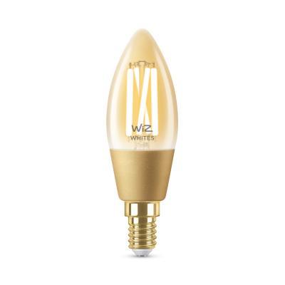 WiZ 25W E14 Kerzenform Filament Amber Warm- und Kaltweiß