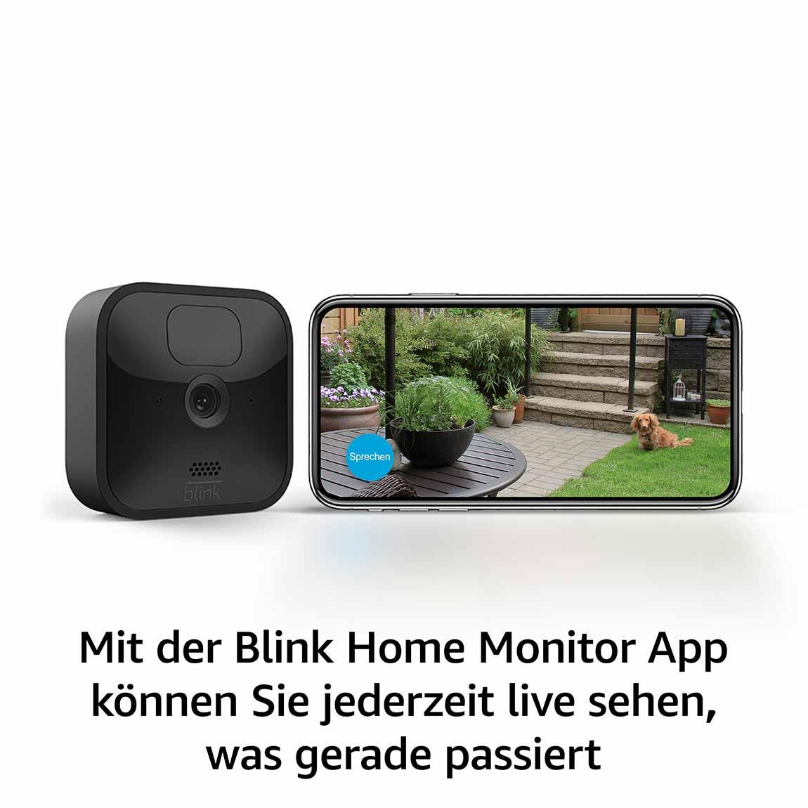 Blink Outdoor Zusatzkamera - Schwarz_App