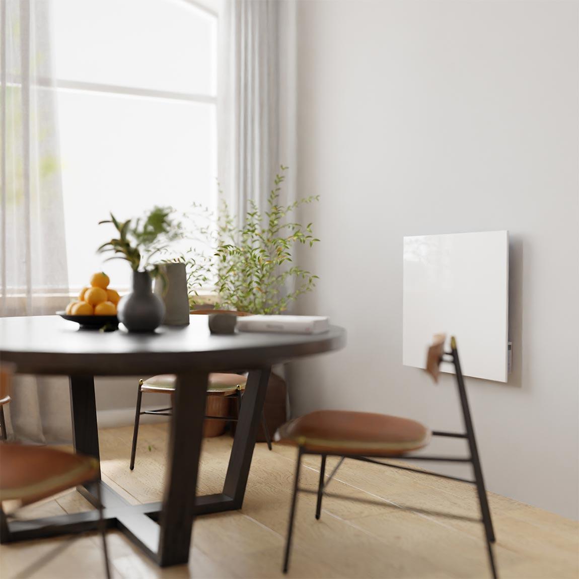 Hombli Smart Infrared Heatpanel Glass 400W - Weiß_lifestyle_4