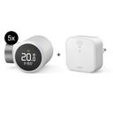 tado° Starter Kit Smartes Heizkörper-Thermostat X - 5er-Set + Bridge