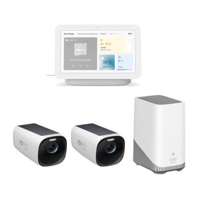 eufyCam 3 Starter Set 2+1 + Google Nest Hub