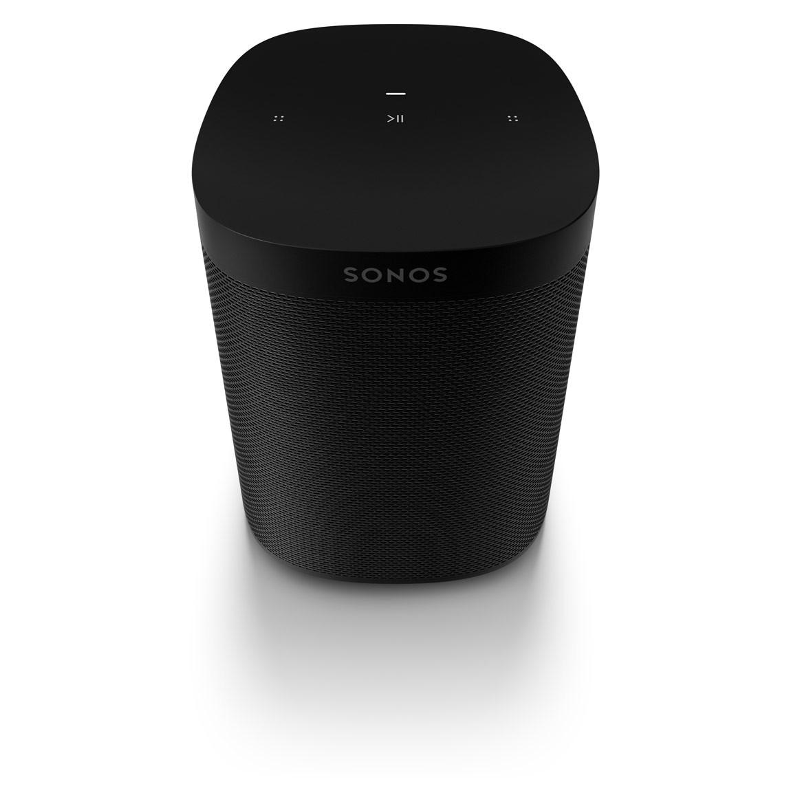 Sonos One SL - WLAN-Lautsprecher - Schwarz top view