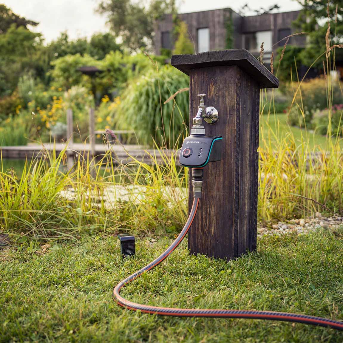 GARDENA Smart Sensor Control Set Water Control im Garten