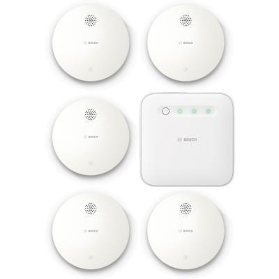 Bosch Smart Home - Starter Set Brandschutz mit 5 Rauchwarnmelder (Gen. 2)