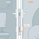 Netatmo Smart Doorlock Erweiterungs-Kit 50 mm - Silber_montage