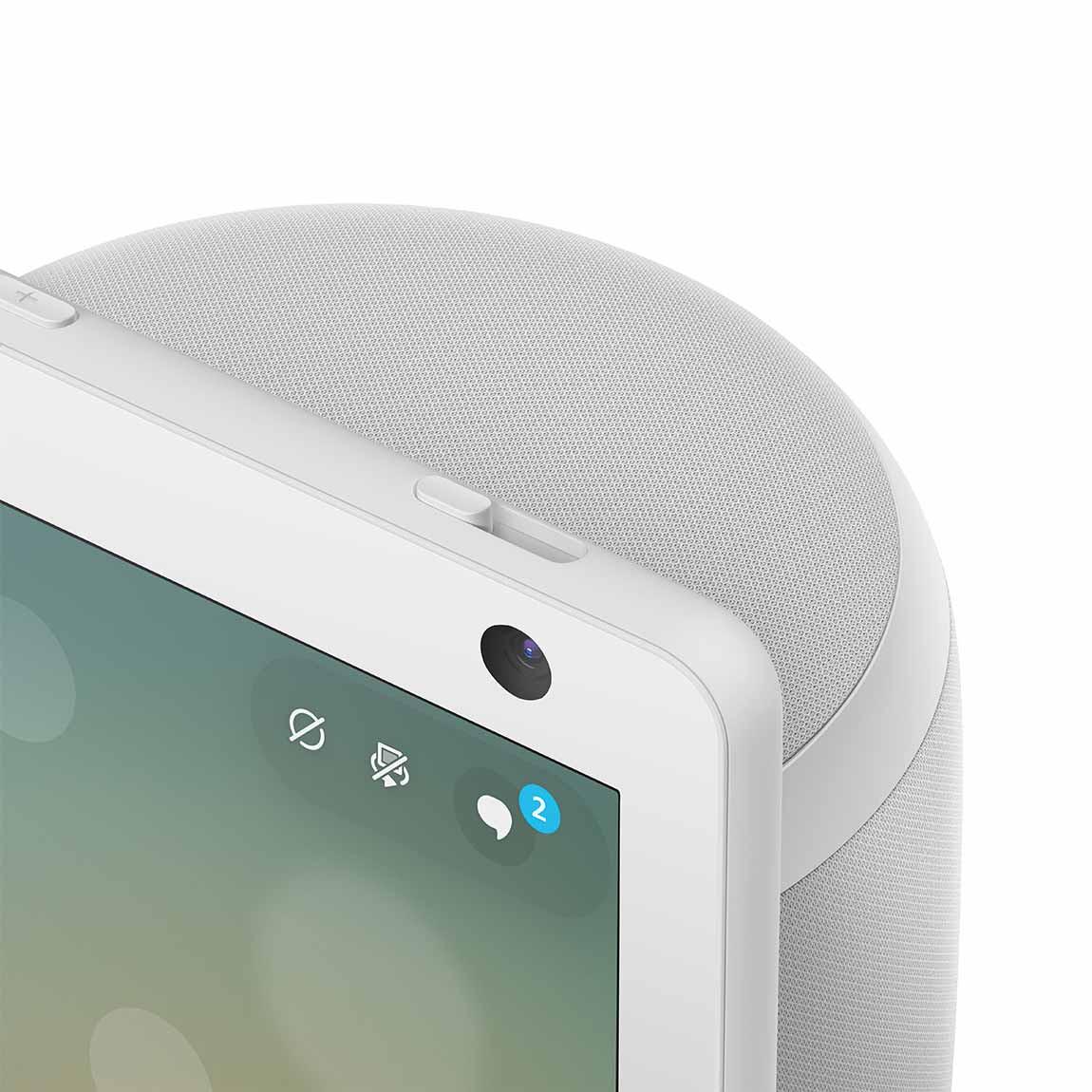Amazon Echo Show 10 | (3rd Gen) HD smart Display mit Bewegungsfunktion und Alexa - Weiß_Kamera_2