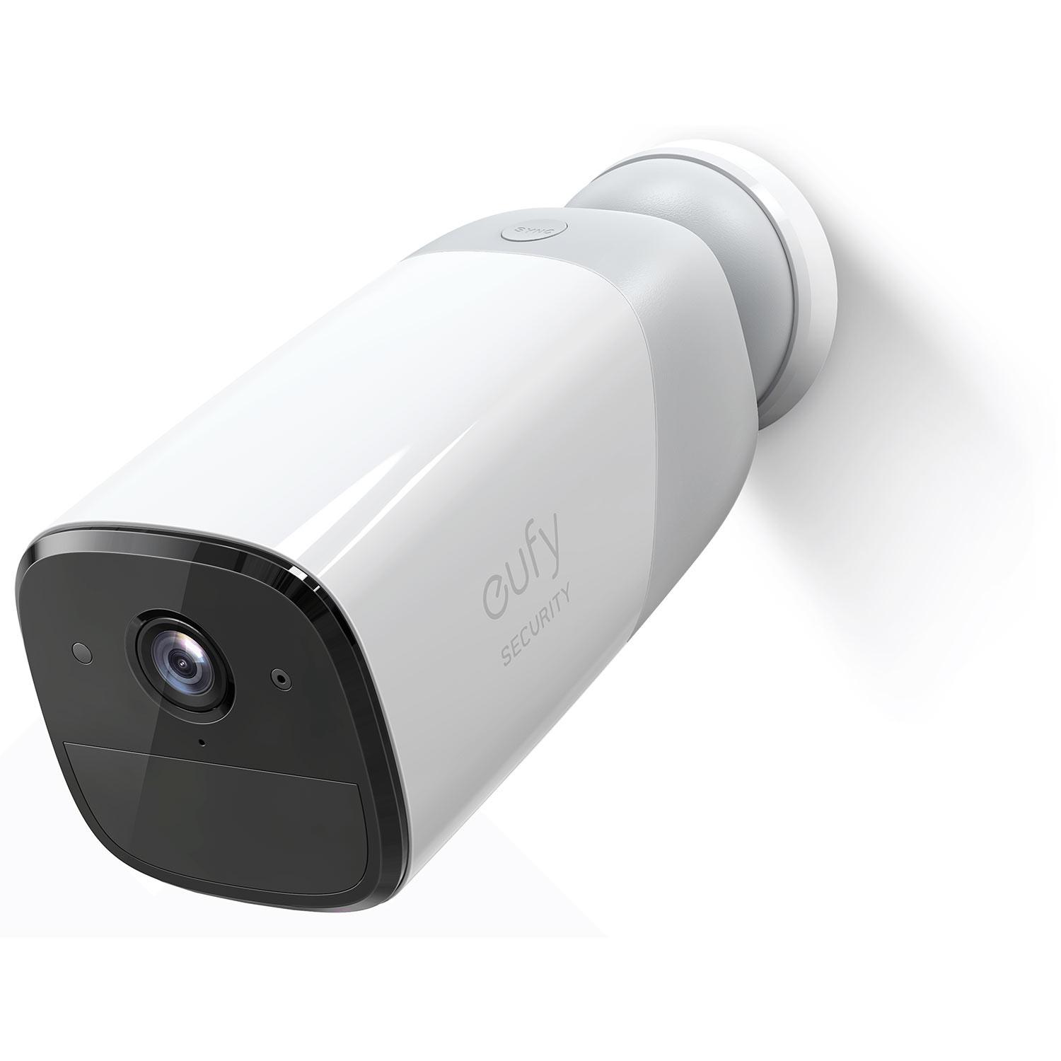 eufyCam 2 Pro 3+1 Kit Kamera-Set + Google Nest Hub - Kamera Ansicht seitlich