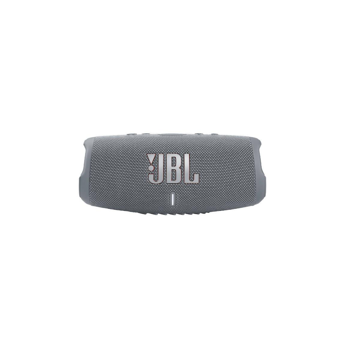 JBL Charge 5 - Portabler Bluetooth-Speaker mit Powerbank - grau_frontal