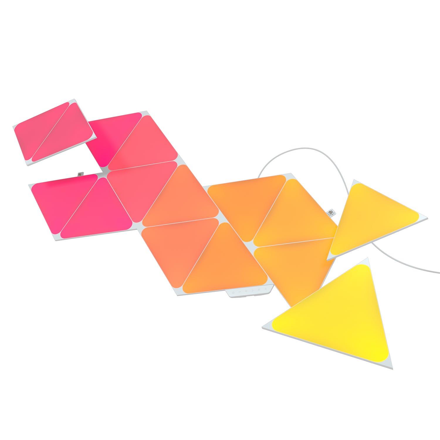 Nanoleaf Shapes Triangles Starter-Kit - 15er-Pack – Shapes Rot/Gelb