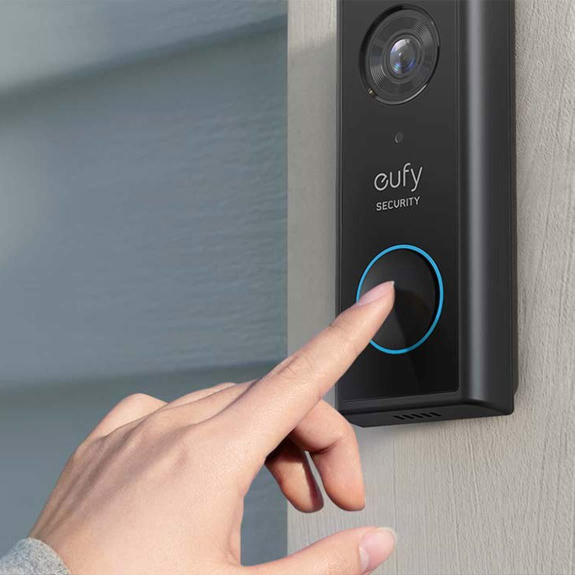 eufy Video Doorbell Dual + HomeBase 2 - 2K-Videotürklingel mit Basisstation_Lifestyle_Video Türklingel