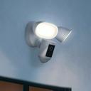 Ring Floodlight Cam Wired Pro weiß Outdoor nachts