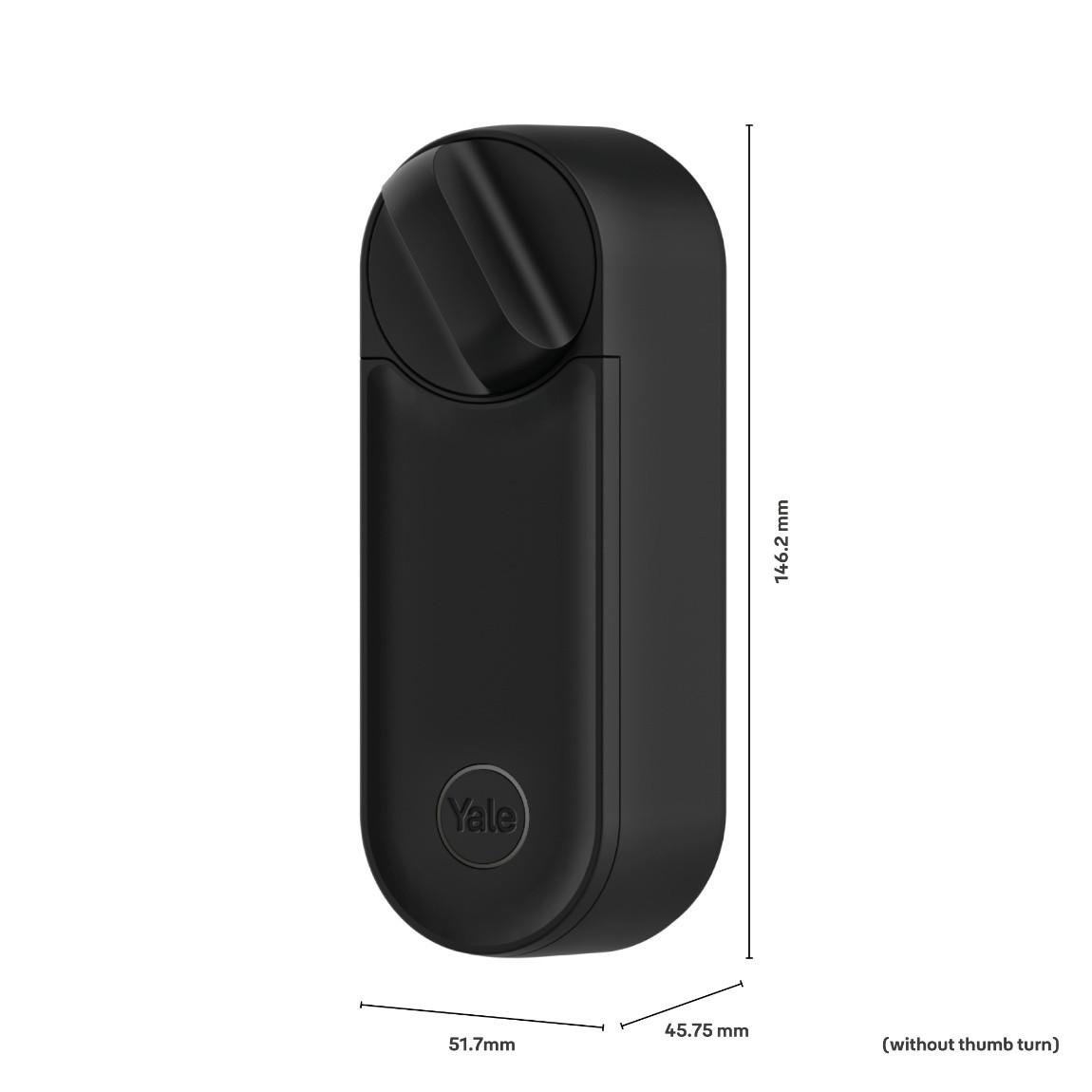 Yale Linus L2 Smart Lock + Smart Video Doorbell_maße