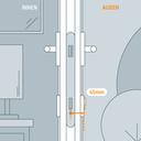 Netatmo Smart Doorlock + Smart Key 3er-Set + Erweiterungs-Kit 45 mm_montage_2