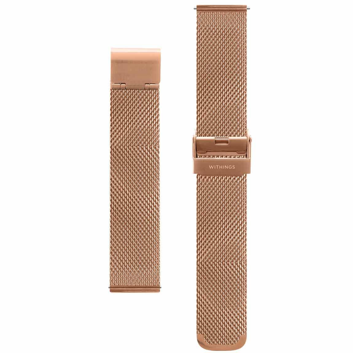 Withings Scanwatch - Milanese Armband Roségold_Armband