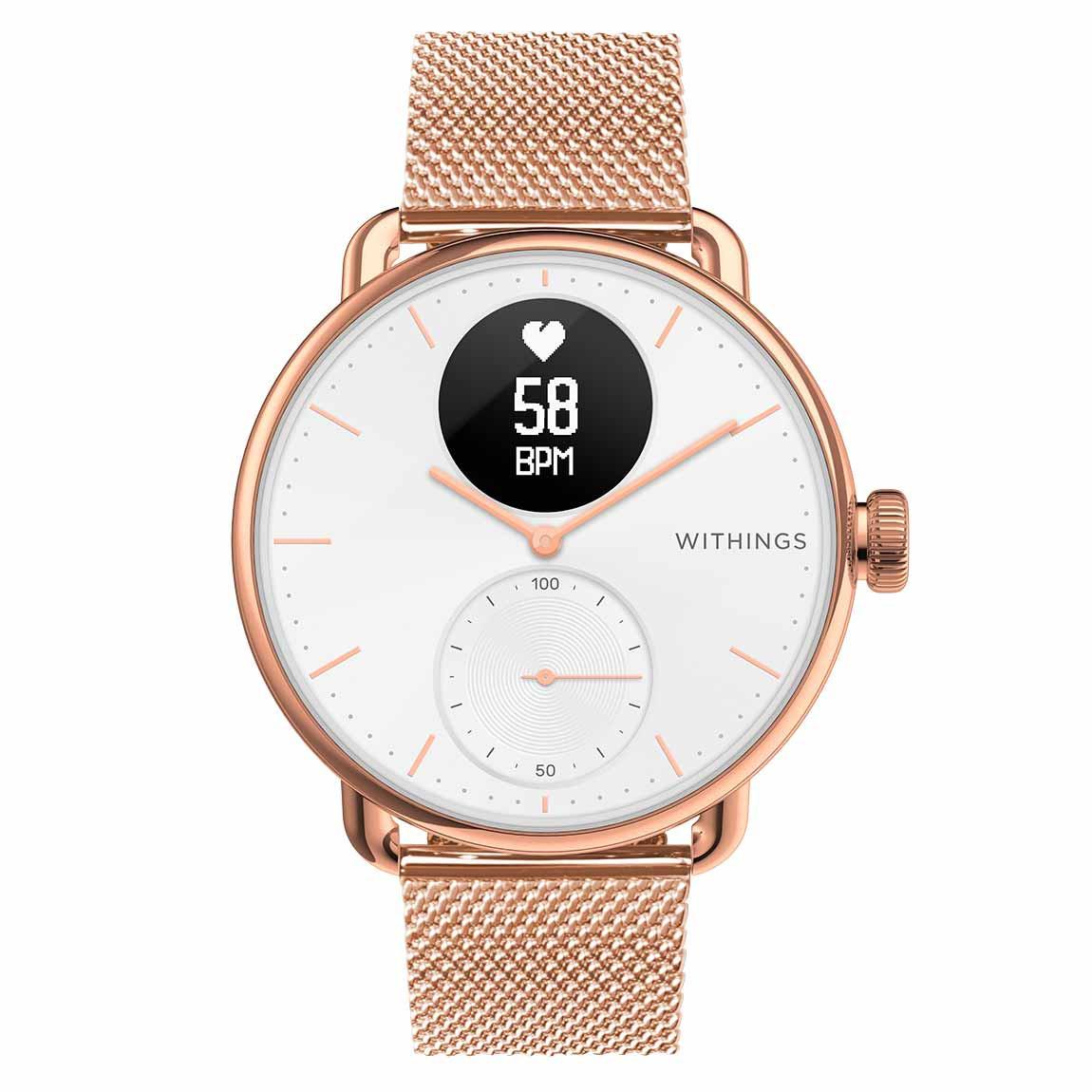 Withings Scanwatch - Milanese Armband Roségold_Uhr