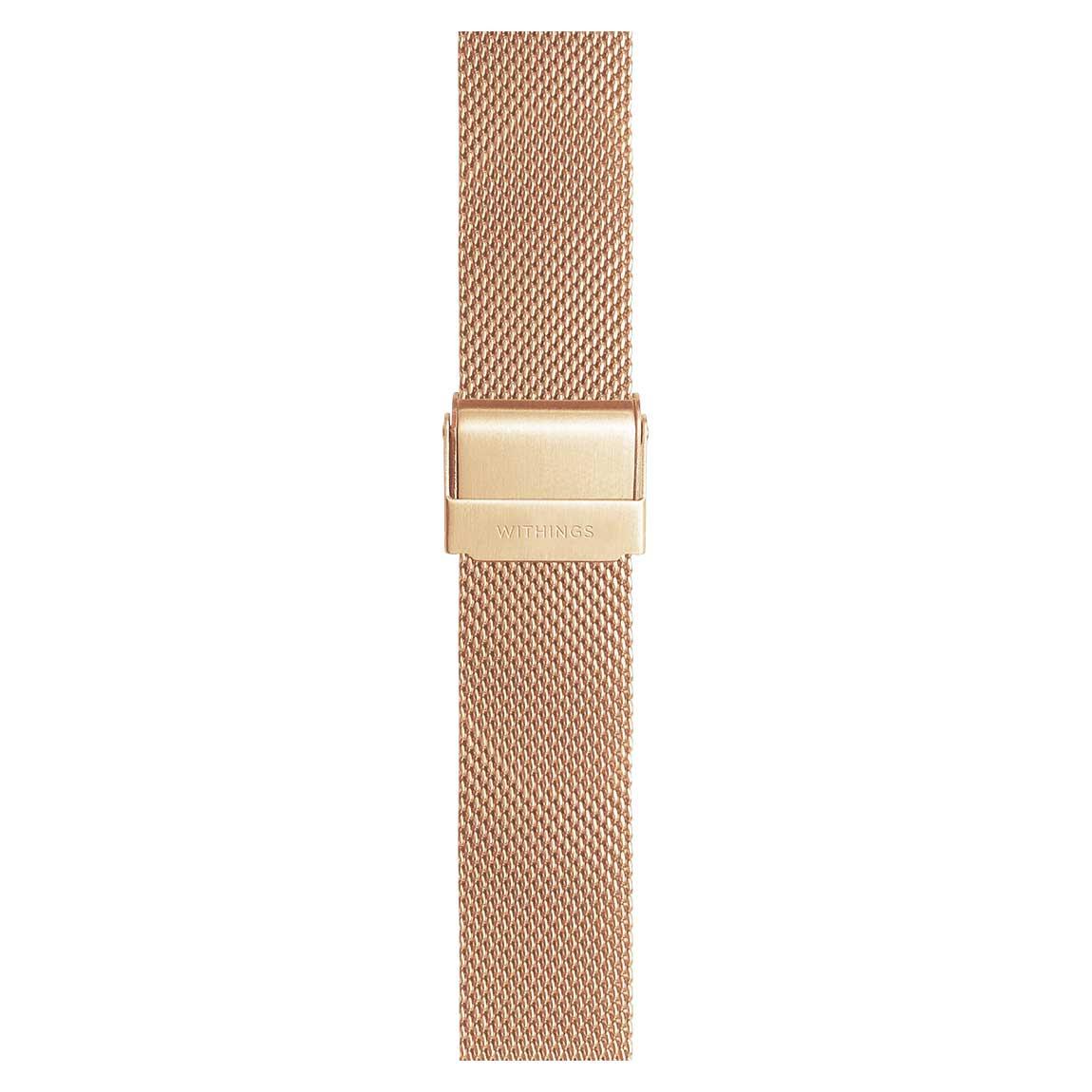 Withings Scanwatch - Milanese Armband Roségold_Verschluss