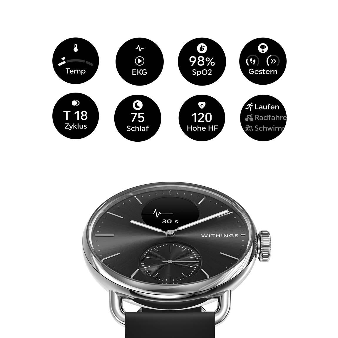 Withings Scanwatch 2 + Belkin Soundform Rise