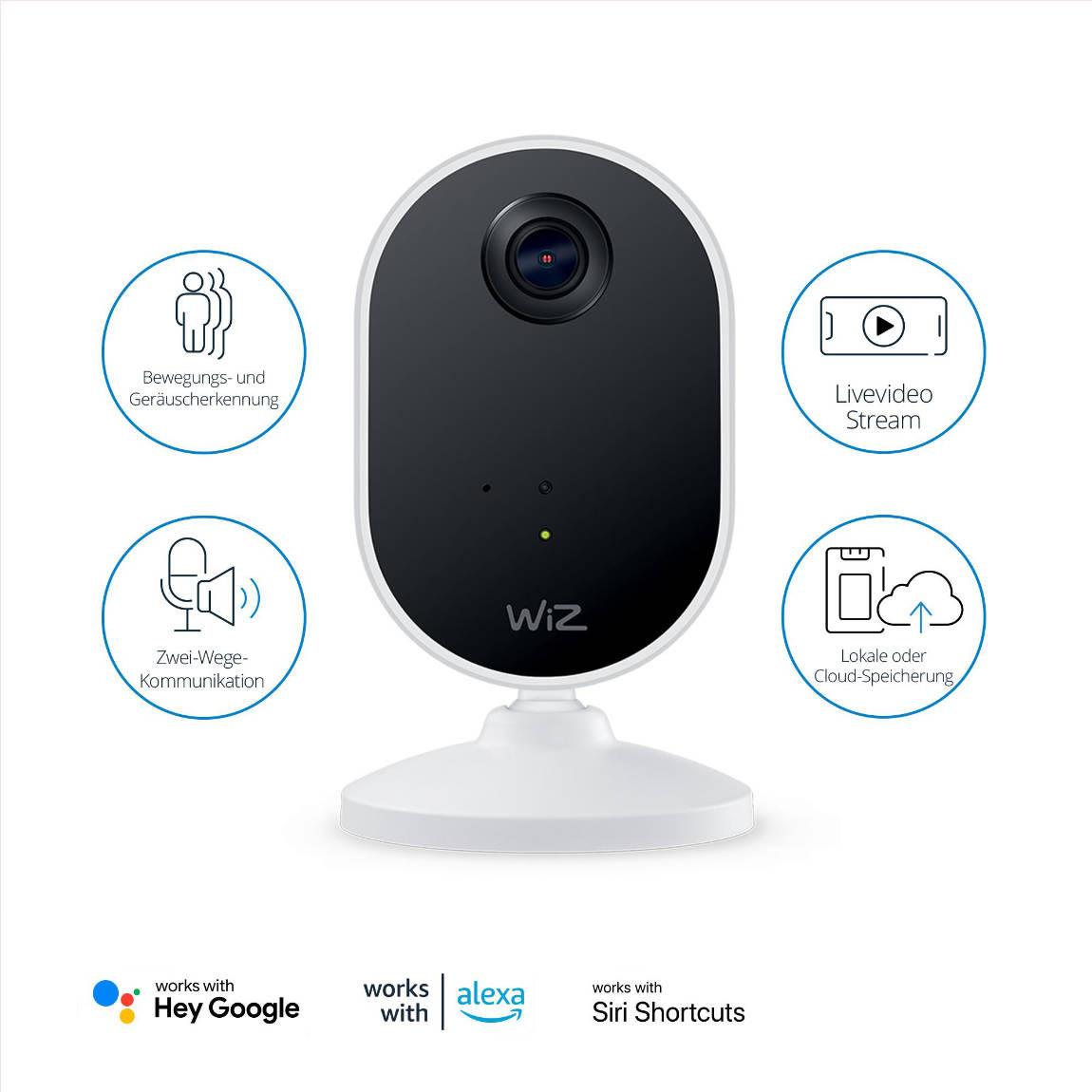 WiZ Security Camera Starter-Set WiFi - Smarte Heimüberwachung