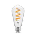 WiZ Tunable White & Color E27 ST64 40W - Smarte Filament Lampe