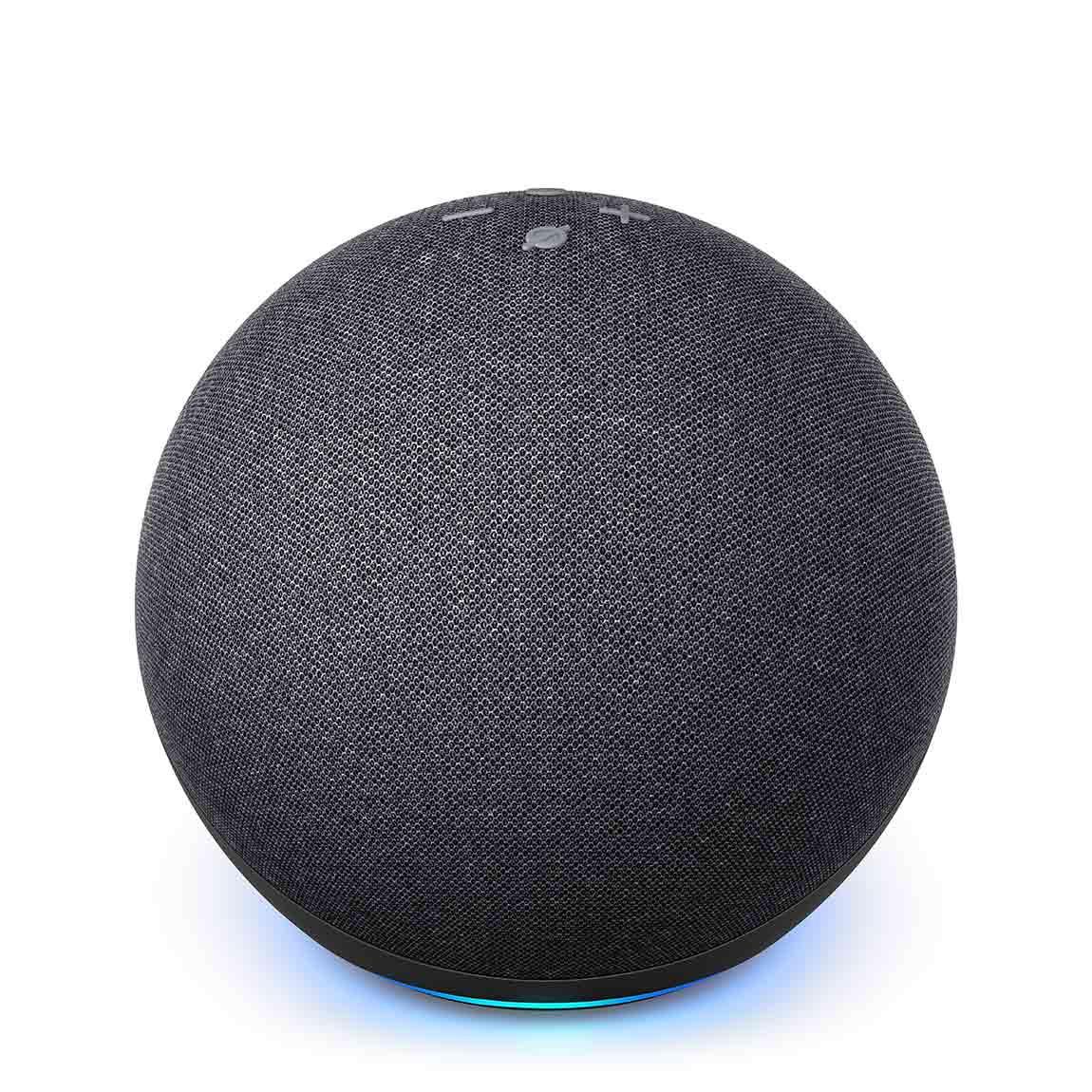 Amazon Echo | (4th Gen) Smart Lautsprecher mit Alexa + WiZ E27 A67 100W Standardform Tunable Farbig_frontal