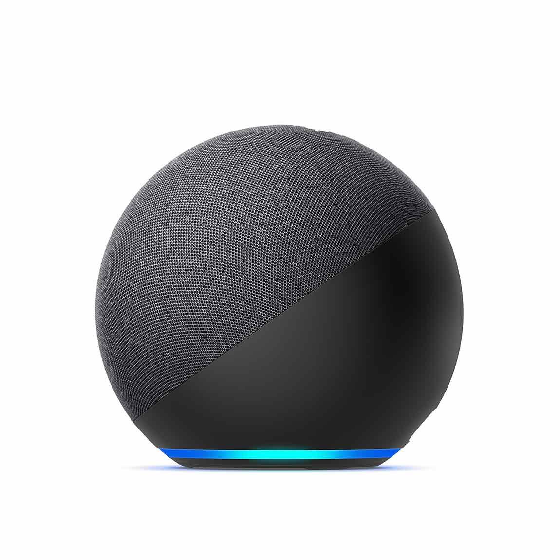 Amazon Echo | (4th Gen) Smart Lautsprecher mit Alexa + WiZ E27 A67 100W Standardform Tunable Farbig_seite