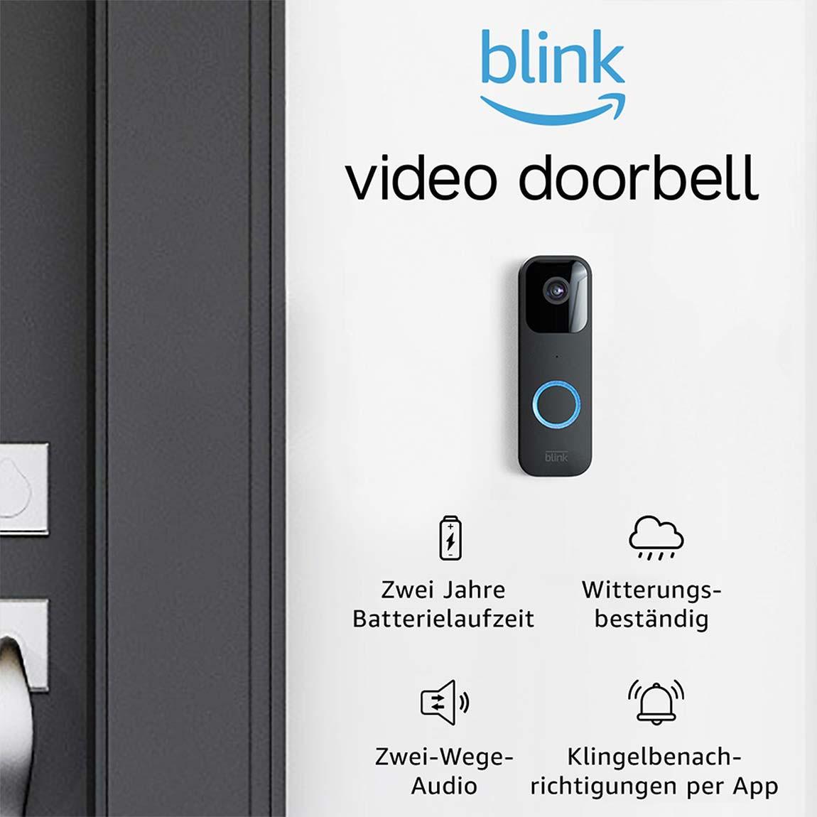 Amazon Blink Video Doorbell mit Sync-Modul 2 + Echo Pop_funktionen