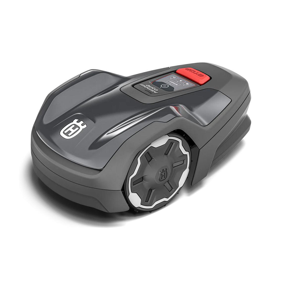 Husqvarna Automower Aspire R4 Mähroboter + Garage_schräg