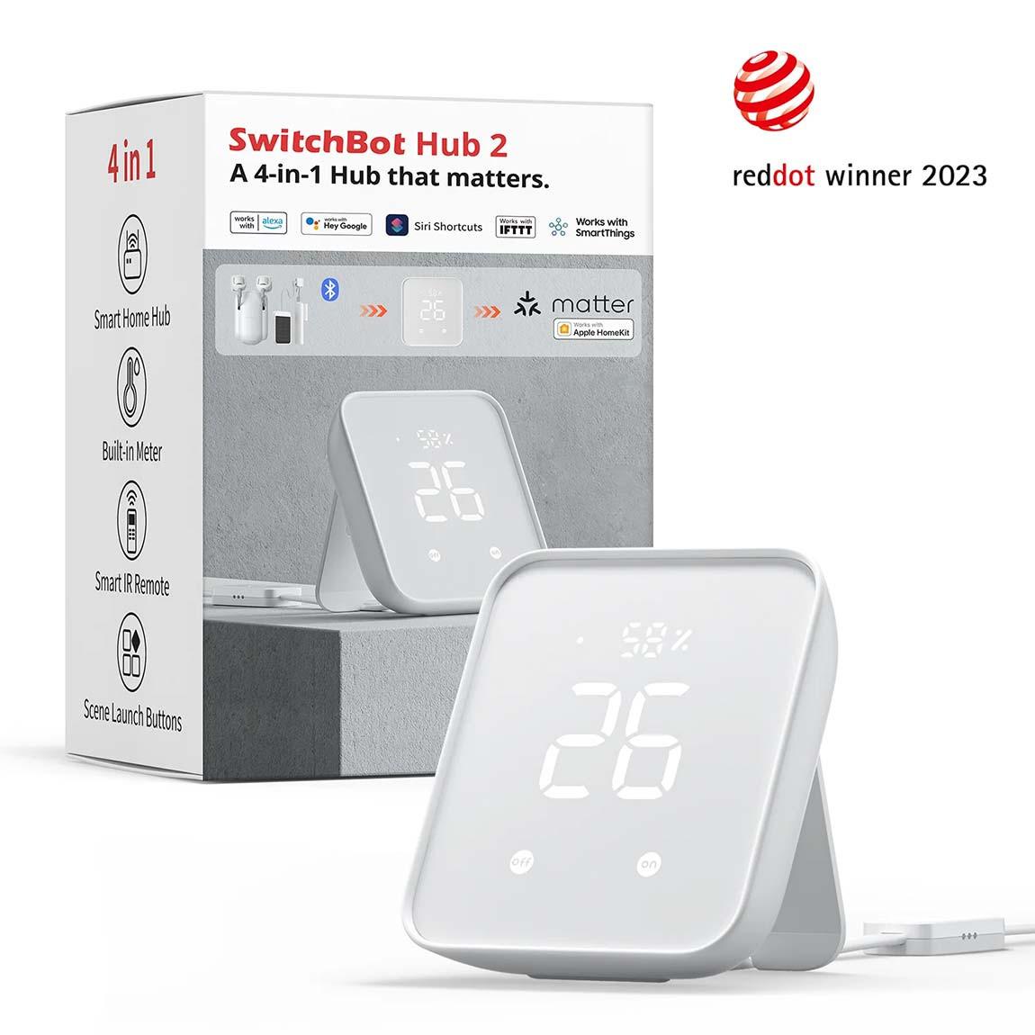 SwitchBot Hub 2 - Smart 4-in-1 Hub - Weiß_Verpackung