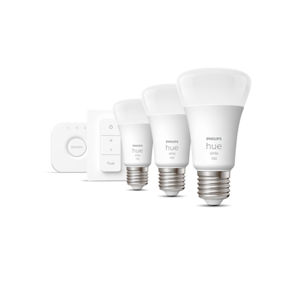 Philips Hue White E27 3er 1100lm Bluetooth Starter Kit_aus