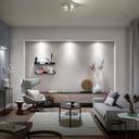 Philips Hue White & Color Ambiance Centura Einbauspot 3 flg. - schwarz - Lifestyle Wohnzimmer weißes Licht