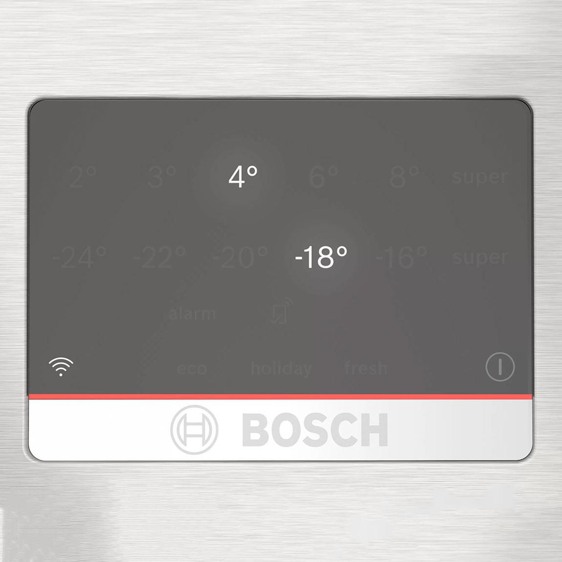 Bosch KGN39AICT Serie 6 Freistehende Kühl-Gefrier-Kombination mit Gefrierbereich unten - Edelstahl / Altgerätemitnahme_Display