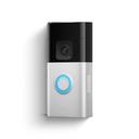 Ring Battery Video Doorbell Plus - Silber_schräg