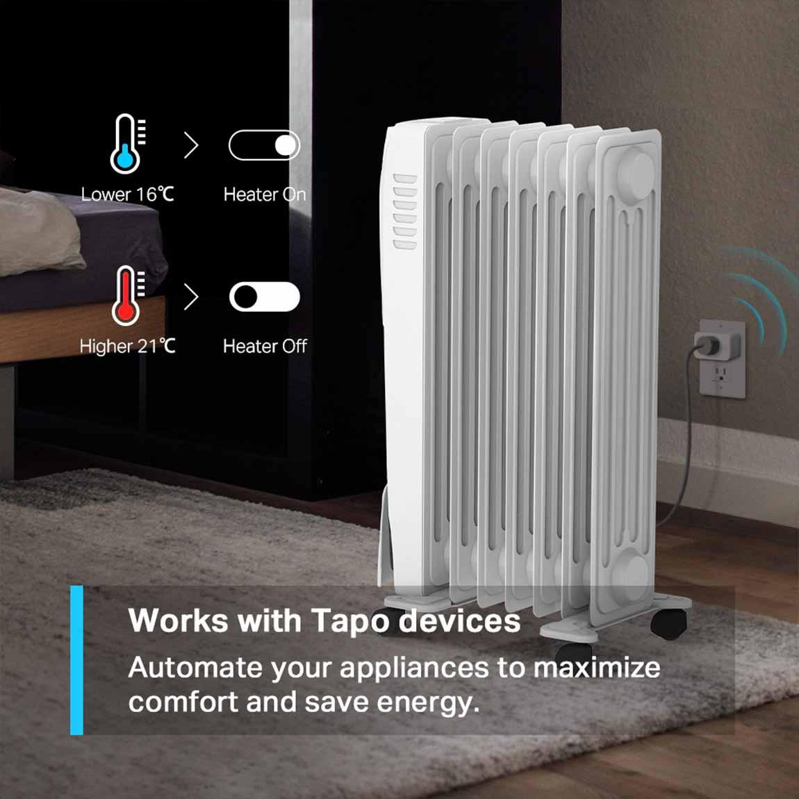 TP-Link Tapo T310 - Intelligenter Temperatur- & Luftfeuchtigkeitssensor - Weiß_in_Aktion