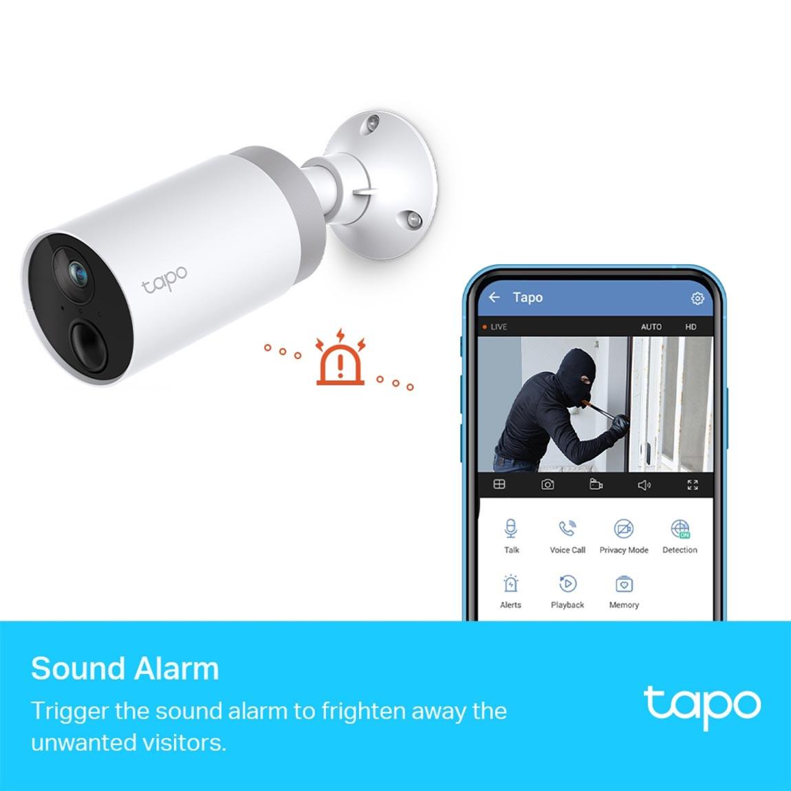 TP-Link Tapo C400S2 - Intelligentes 2-Kamera Sicherheitssystem + gratis A100 Extra Akku-Pack