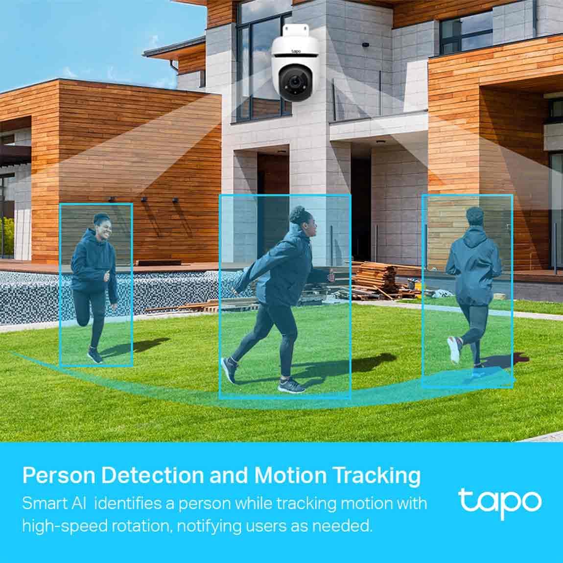 TP-Link Tapo C500 - Outdoor Schwenk & Neige Security WLAN Kamera - Weiß_in_Aktion_3