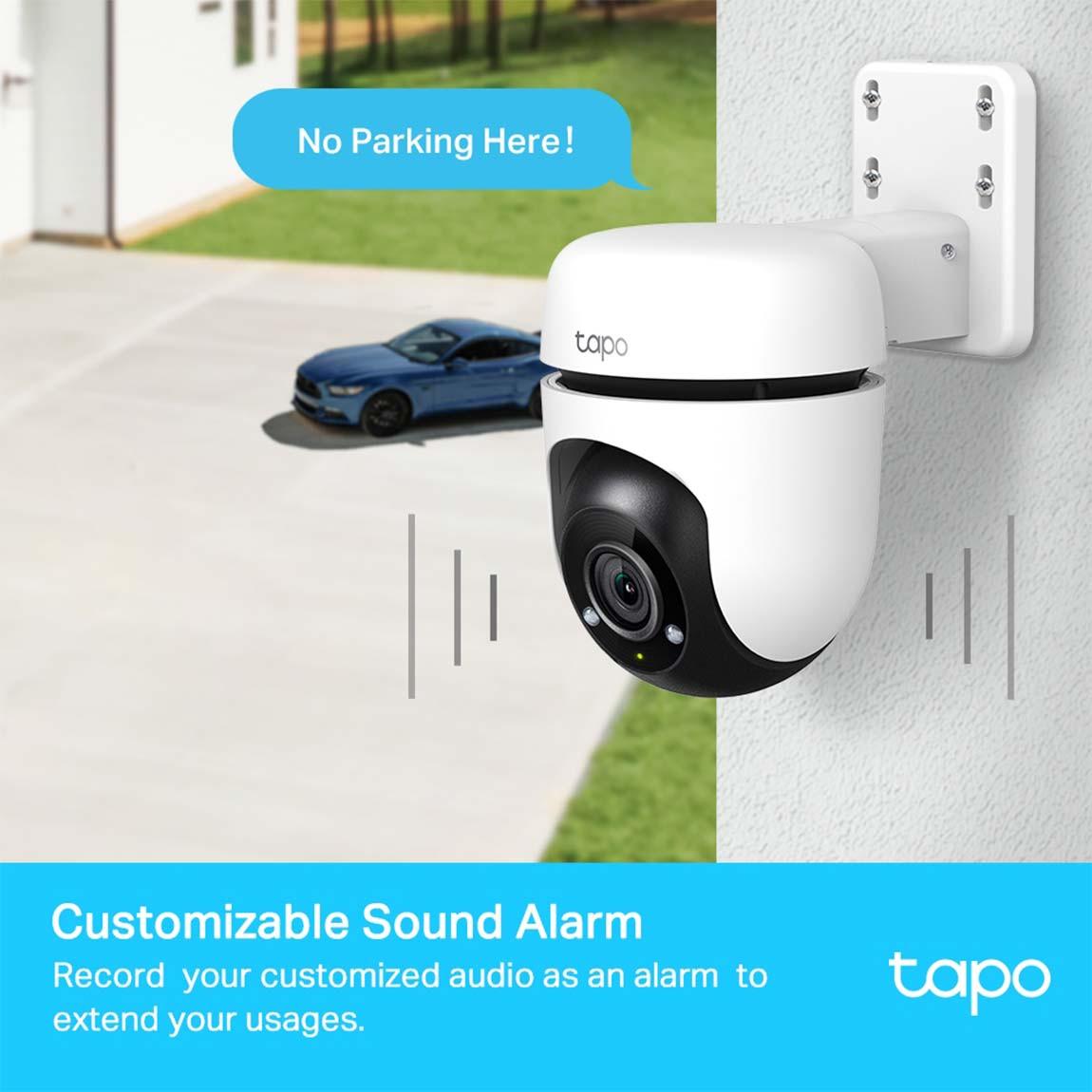TP-Link Tapo C500 - Outdoor Schwenk & Neige Security WLAN Kamera - Weiß_in_Aktion_7