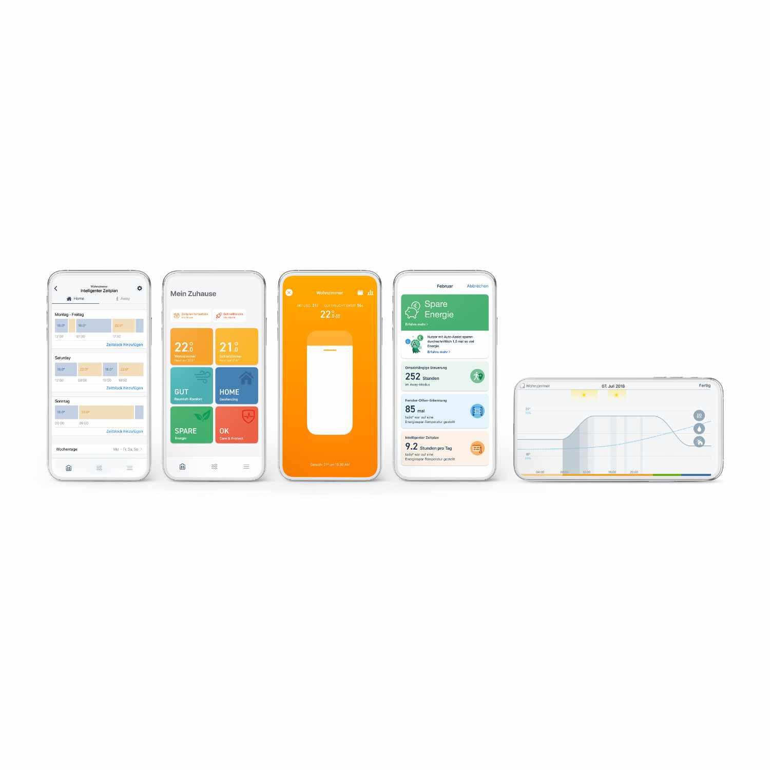 tado° Smartes Heizkörper-Thermostat Starter Kit V3+ App