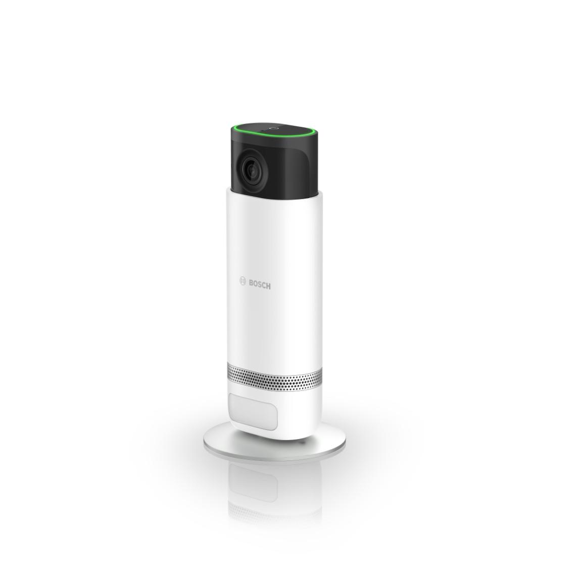 Bosch Smart Home Eyes Innenkamera II + Rauchwarnmelder II_Kamera schraeg