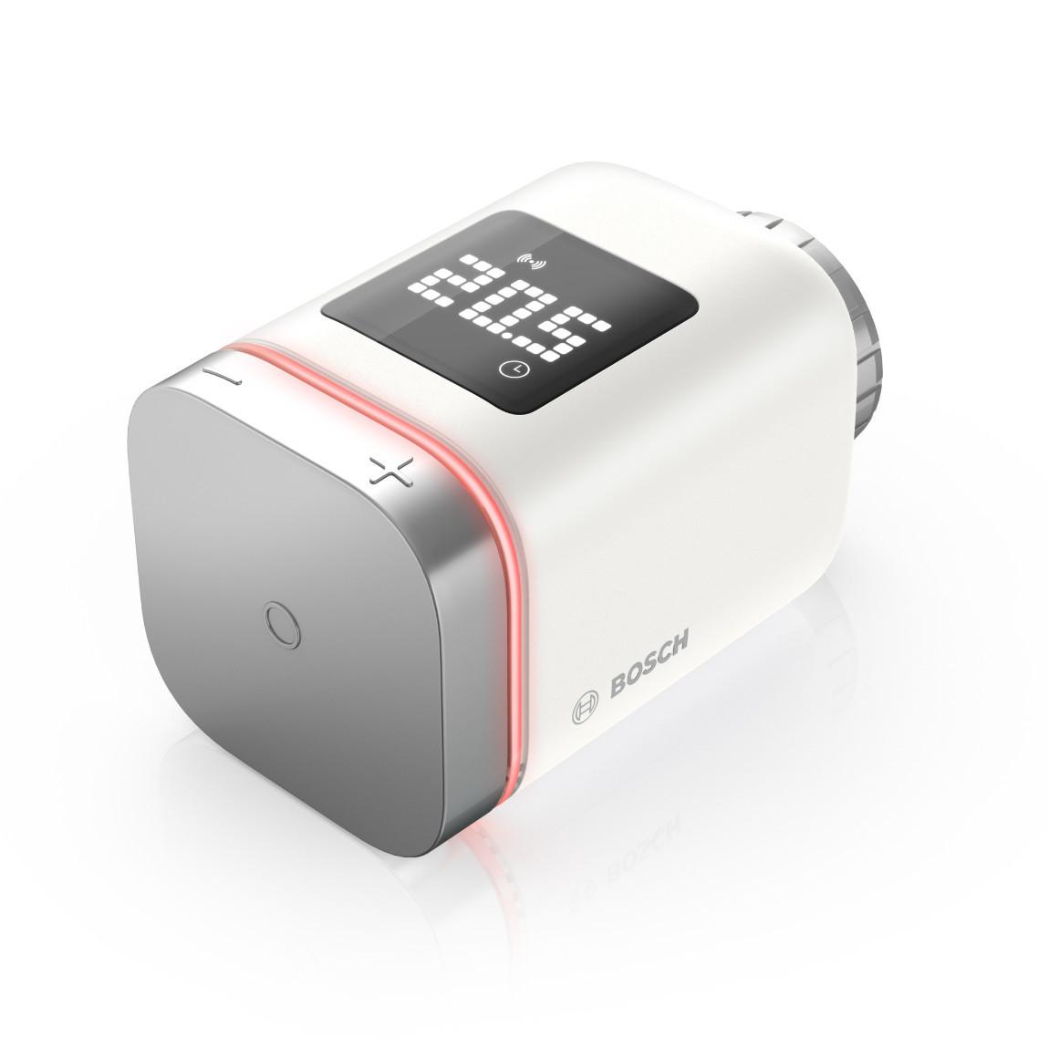 Bosch Smart Home Heizkörper-Thermostat II 3er-Set_schraeg rote LED