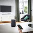 Smart Soundbox 3 im Wohnzimmer mit Spotify