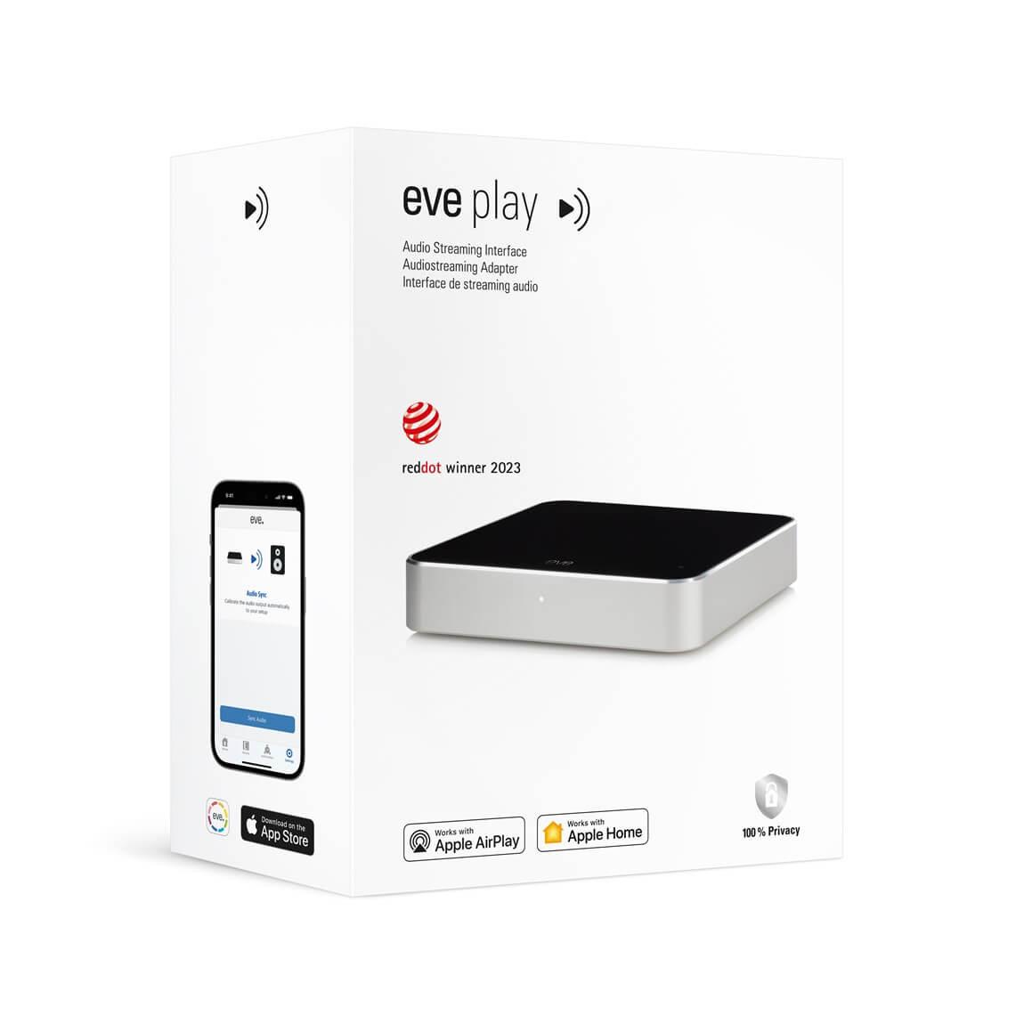 Eve Play - Audio Streaming Interface mit AirPlay - Silber