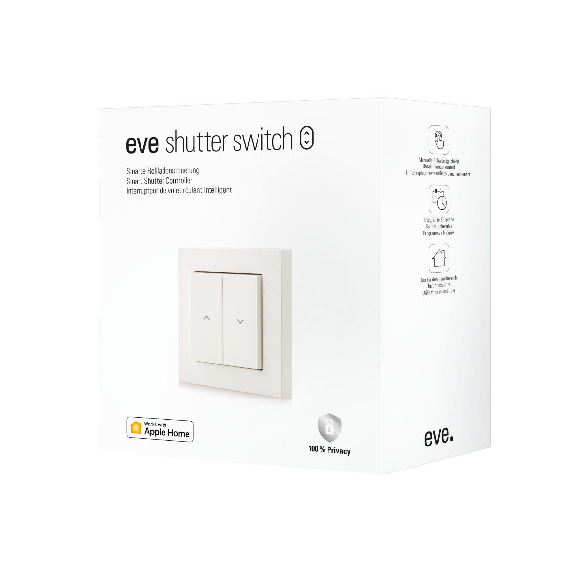 Eve Shutter Switch - Smarte Rollladensteuerung- Verpackung